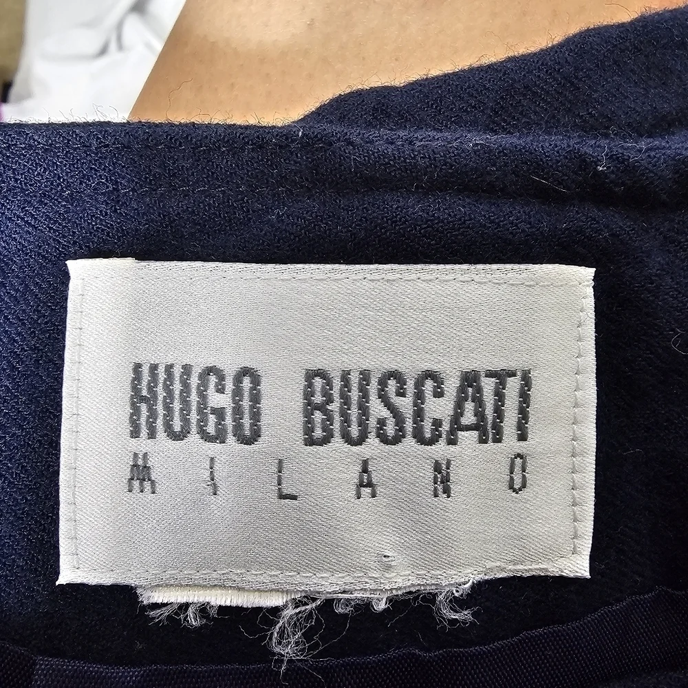 Hugo Buscati Milano navy blue business skirt size unknown